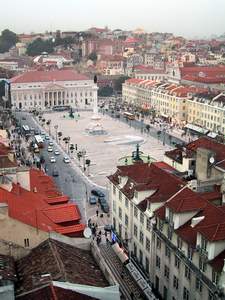 Blick vom Elevador de Santa Justa