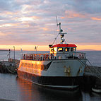 Sonnenuntergang im Hafen