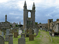 Ruinen und Friedhof der Kathedrale von St. Andrews