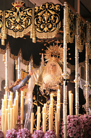 Torremolinos - Maria in der Prozession