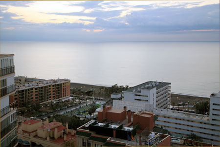 Torremolinos - Blick aus dem Hotelfenster