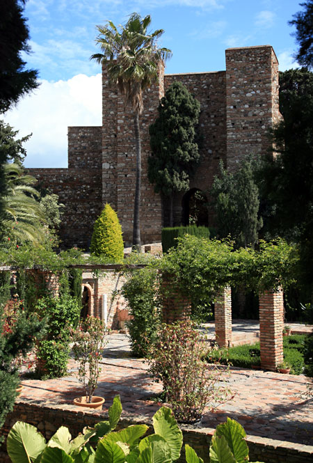 Málaga - Garten in der Alcazaba