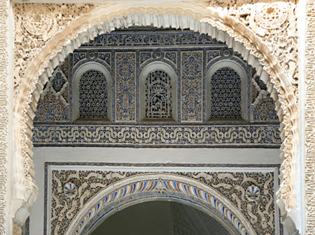 Sevilla - Rundbogen im Alcázar
