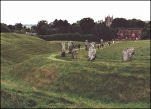 Teil des Steinkreises von Avebury