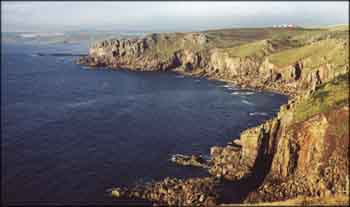 Blick nach Nordost von Lands End