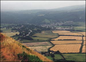 Blick auf Porlock